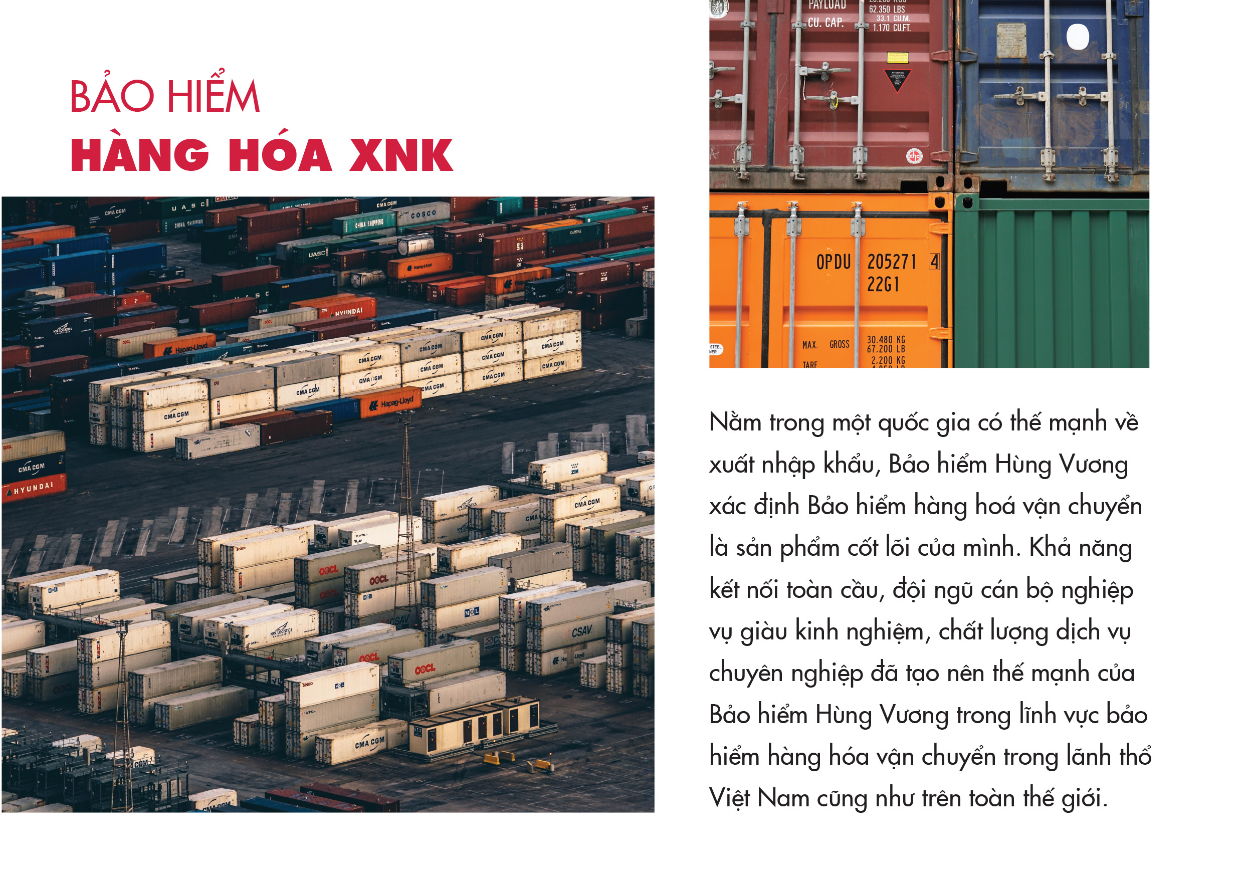 Tài liệu giới thiệu bảo hiểm Vận chuyển hàng hóa